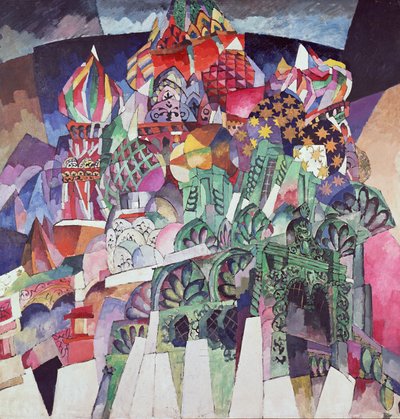 祝福された聖バジル大聖堂 作： Aristarkh Vasilievic Lentulov