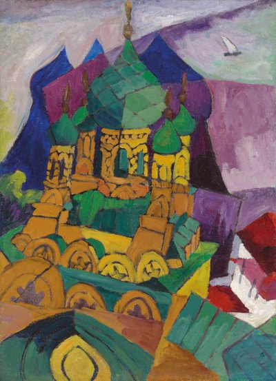 アルプカの教会 作： Aristarkh Vasilievic Lentulov