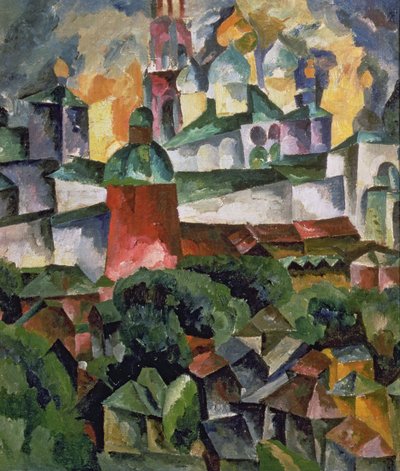 トロイーズ・セルギエフの近くの風景 作： Aristarkh Vasilievic Lentulov