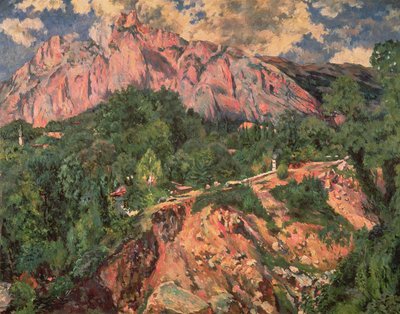 山アイペトリ、1926 作： Aristarkh Vasilievic Lentulov