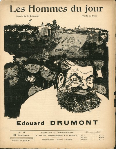 Les Hommes du jour "4号の表紙 作： Aristide Delannoy