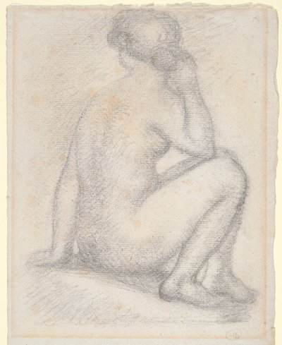 女性ヌード、着席 作： Aristide Maillol