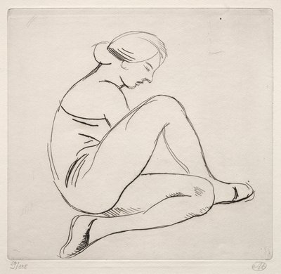 座る女性 作： Aristide Maillol