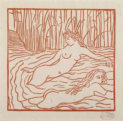 Galatea im Wasser 作： アリスティド・マイヨール