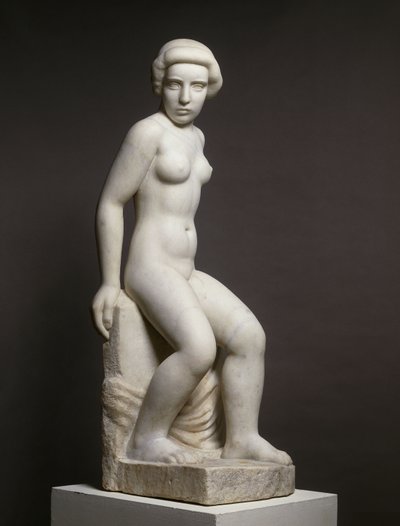 裸の女の子とドレープ;ドレープと裸の女の子 作： Aristide Maillol