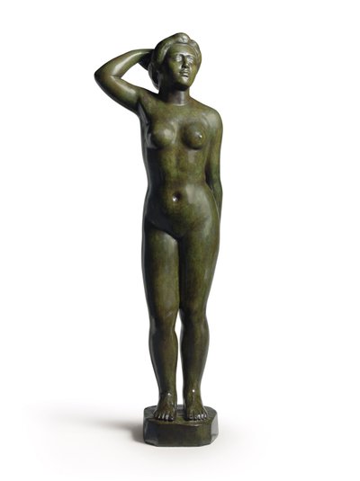 ドレープのない立ち姿の入浴者; Baigneuse debout sans draperie 作： Aristide Maillol