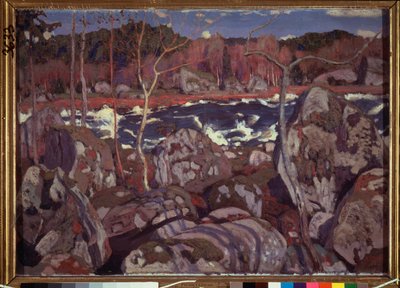 フィンランドの春。 Arkadi（Arkady）Alexandrovich Rylov（1870-1939）による絵画、キャンバスに油彩 作： Arkadij Aleksandrovic Rylov