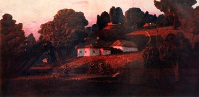 ウクライナの夜、1901年、1939年。 作： Arkhip Ivanovich Kuindzhi