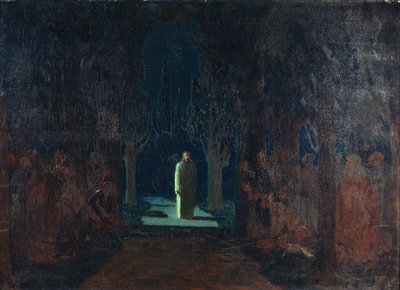 ゲッセマネの園のキリスト 作： Arkhip Ivanovich Kuindzhi
