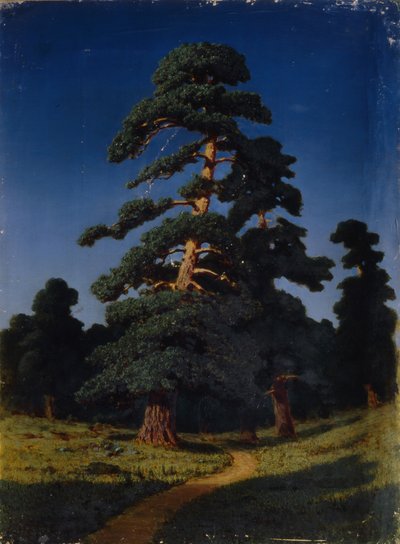 松の木 作： Arkhip Ivanovich Kuindzhi