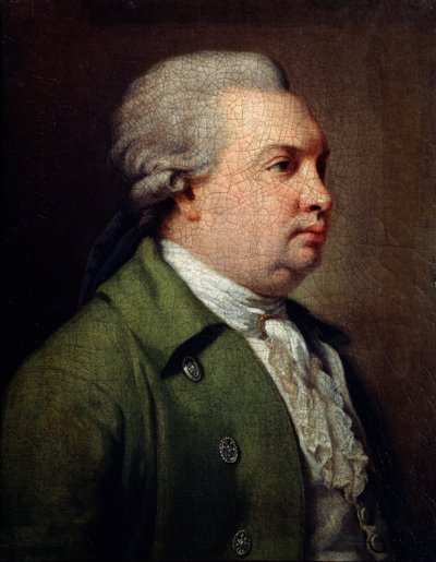 劇作家デニスIフォンヴィジンの肖像、c1784-c1785 作： Armand Charles Caraffe