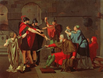 ホラティウスの誓い、1791年 作： Armand Charles Caraffe