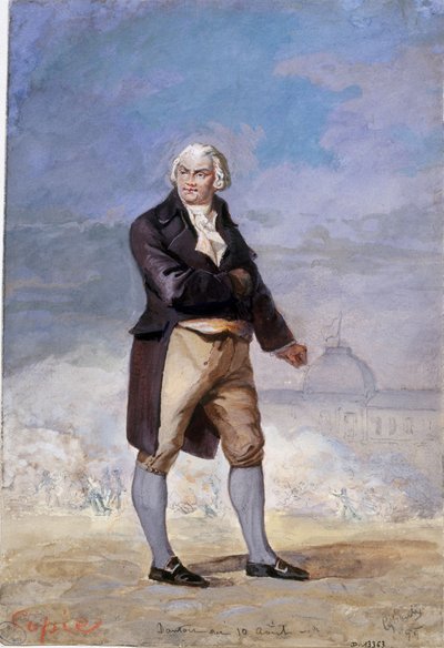 ジョルジュ・ジャック・ダントンの肖像 1759-1794, 1879. 作： Armand Cyboule