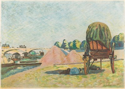 風景、1882年。 作： Armand Guillaumin