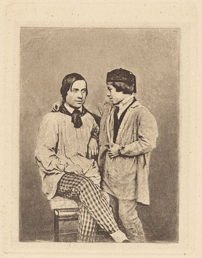 [男と男] 作： Armand Hippolyte Louis Fizeau