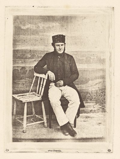 [男の肖像］ 作： Armand Hippolyte Louis Fizeau