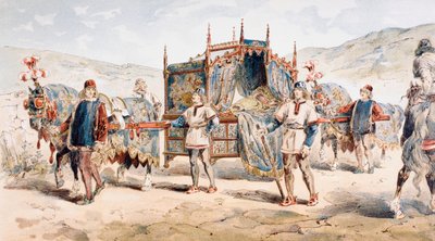 15世紀の貴族の馬のくず、1886年 作： Armand Jean Heins