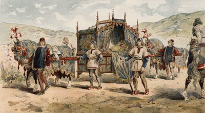 シャトレーヌのごみ、ブルゴーニュ公爵の時代、15世紀 作： Armand Jean Heins