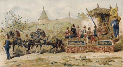 商人は、ミュージシャンを運ぶ浮かぶ、16世紀のスペインのオランダ 作： Armand Jean Heins