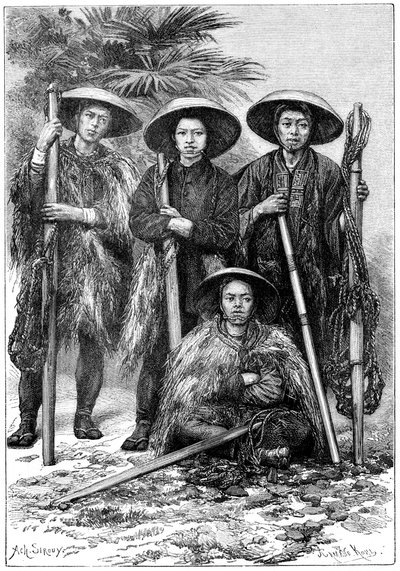 日本の農民、1895年。 作： Armand Kohl