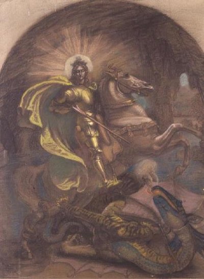St.George and the Dragon 作： Armand Point