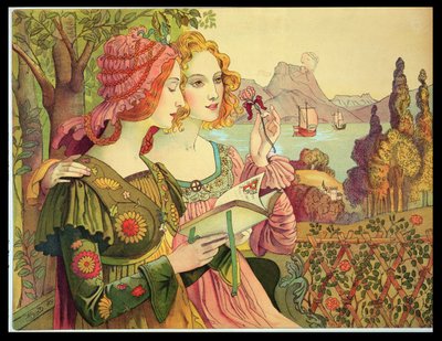 ゴールデンレジェンド、1897年、「L&39;Estampe Moderne」から、パリ1897-99を公開 作： Armand Point