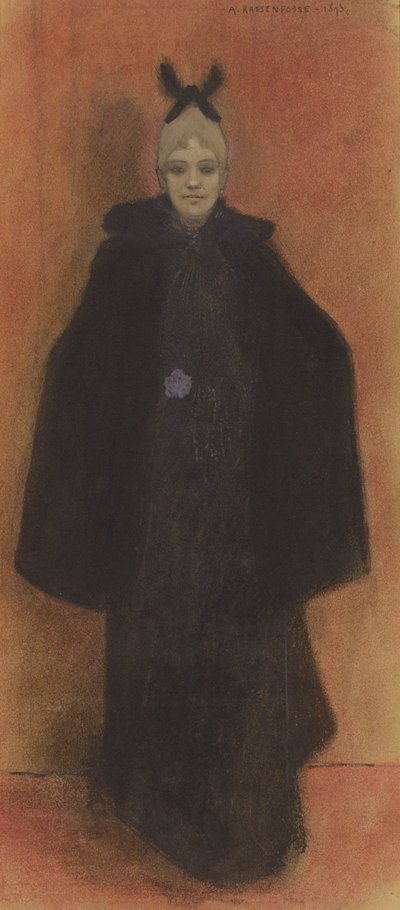 エレガントな立ち、1893 作： Armand Rassenfosse