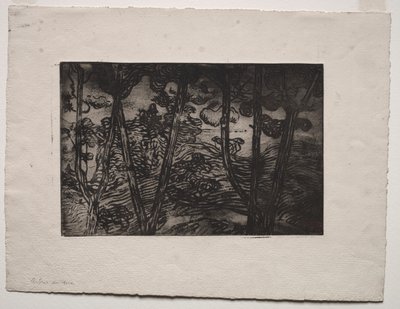 夜の木々 作： Armand Séguin