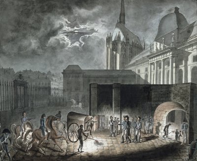 1804年5月26日、コンシェルジュリーへの囚人の移送 作： Armand de Polignac