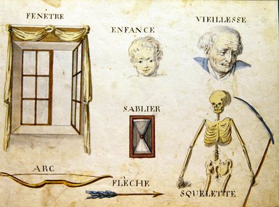シャルル・プランテ・ファインアーツ社の「1814年のフランスのアルファベット・ブック」からの挿絵 作： Arnaud de Beauregard