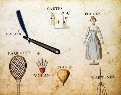 シャルル・プランテ・ファインアーツ社の「1814年のフランスのアルファベット・ブック」からの挿絵 作： Arnaud de Beauregard