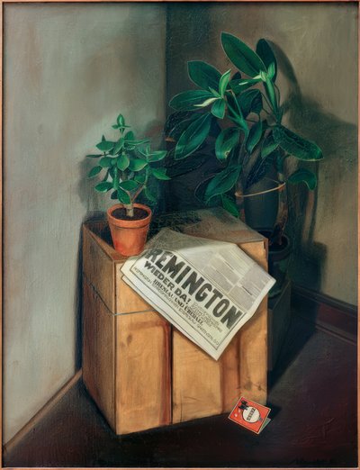 新聞紙を使った静物画 作： Arno Henschel