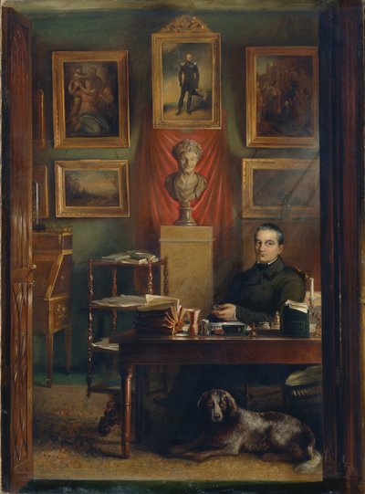 ドミトリー・ペトロヴィッチ・ブトゥルリン伯爵の肖像 1790-1849, 1851 作： Arnold Abramovich Zelensky