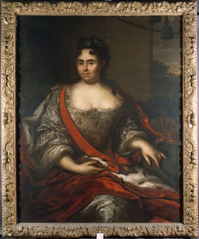 ロシアのキャサリン1世の肖像画、1717年 作： Arnold Boonen