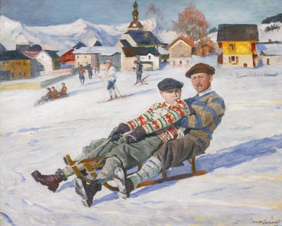 ルーマニアのキャロル 2 世とルーマニアのマイケル王子、1930 年代初頭 作： Arnold Borisovich Lakhovsky