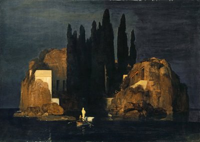 死者の島 作： Arnold Böcklin