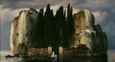 死者の島。 5番目のバージョン。 1886 作： Arnold Böcklin