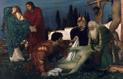 ドイツ語：Beweinung unter dem Kreuz 供述






















" 作： Arnold Böcklin