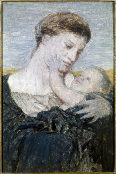 お母さんと子供 作： Arnold Böcklin