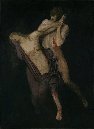 パオロとフランチェスカ、1893年 作： Arnold Böcklin