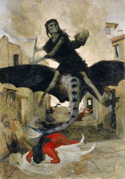 1898年の「ペスト」。 作： Arnold Böcklin