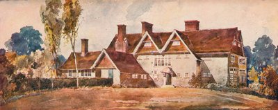 「Harrow Weald の家」、1900 年頃 作： Arnold Mitchell