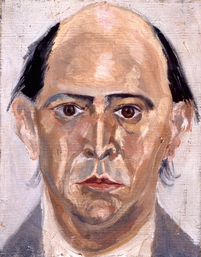 アーノルド・シェーンベルク - 自画像 オーストリアの作曲家 (1874 - 1951) 作： Arnold Schoenberg