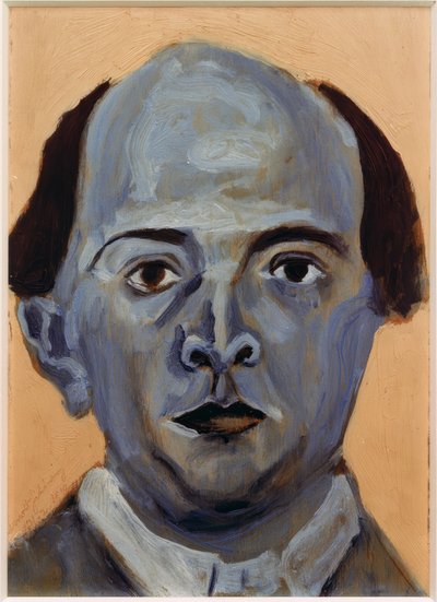 青の自画像 作： Arnold Schönberg