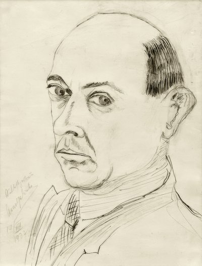 自画像 作： Arnold Schönberg