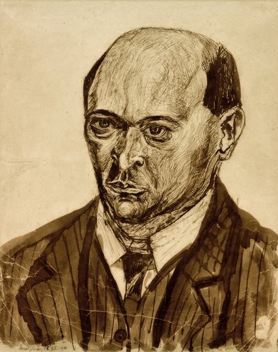 自画像 作： Arnold Schönberg
