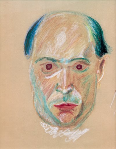 自画像 作： Arnold Schönberg