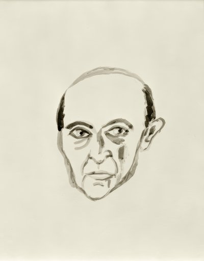 自画像 作： Arnold Schönberg