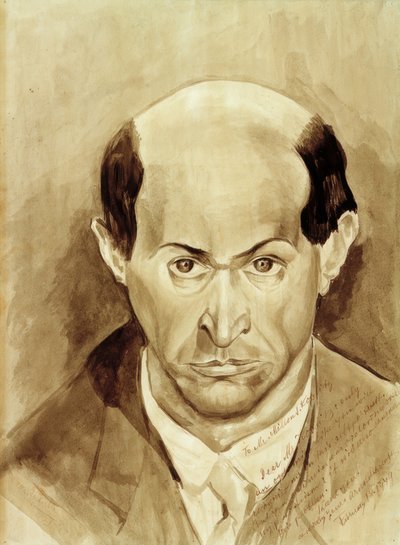 自画像 作： Arnold Schönberg