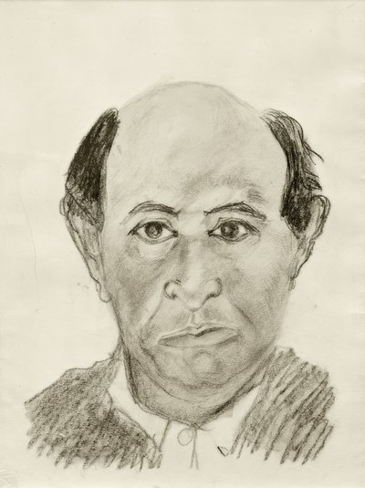 自画像 作： Arnold Schönberg